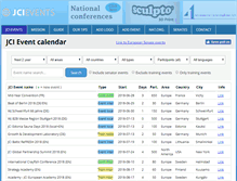 Tablet Screenshot of jcievents.com